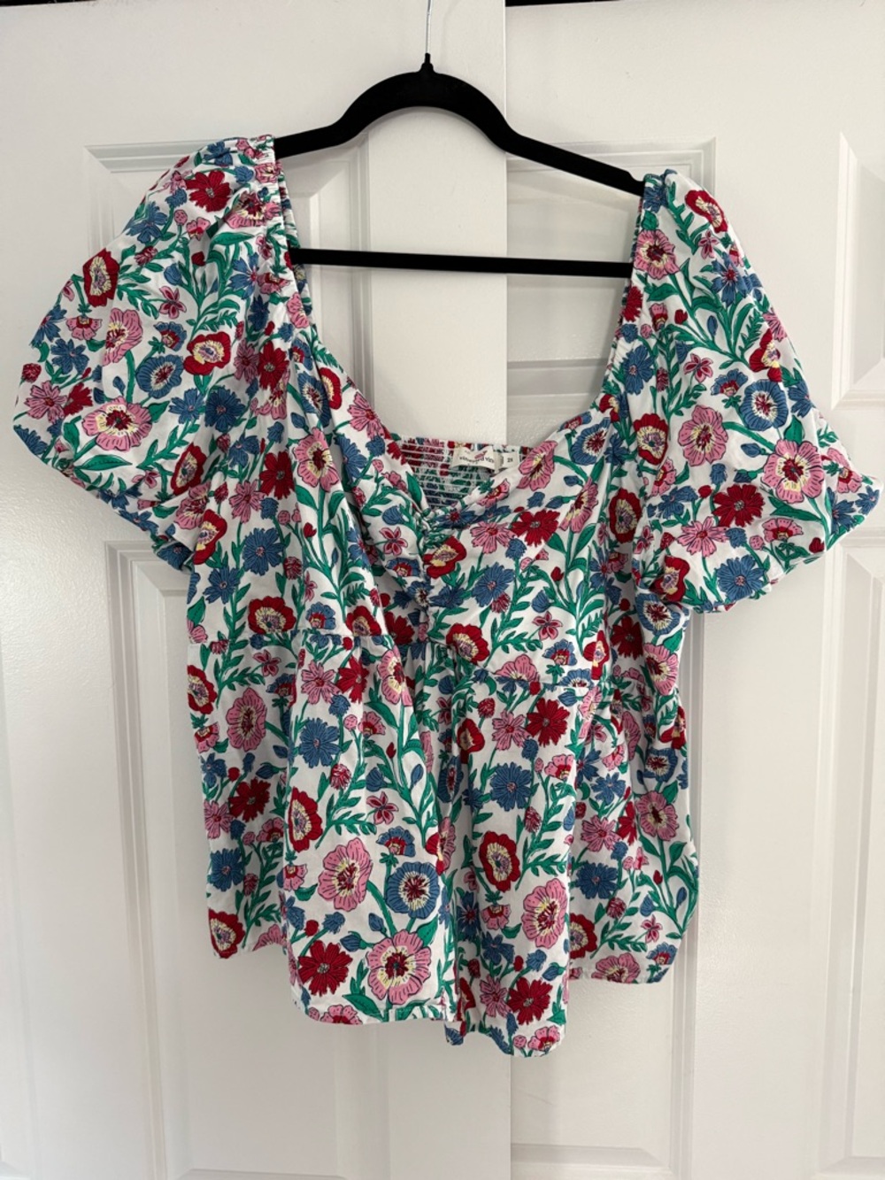 Vineyard Vines Floral Peasant Blouse